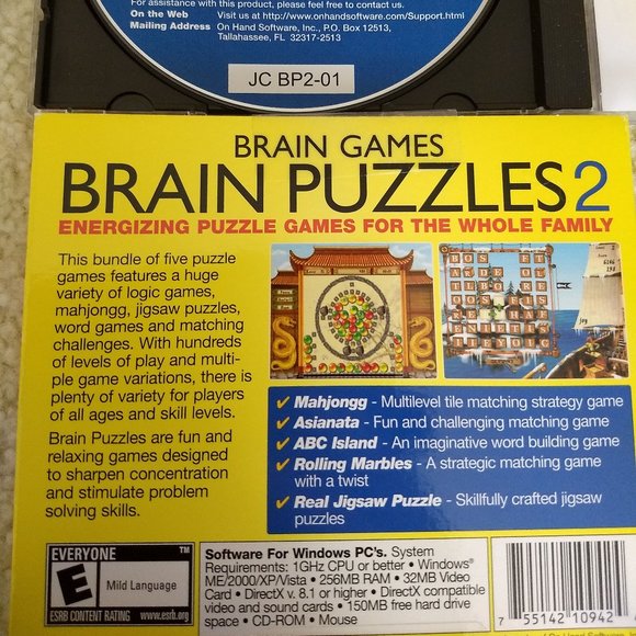 Brain Games Brain Puzzles on CD - Picture 4 of 4